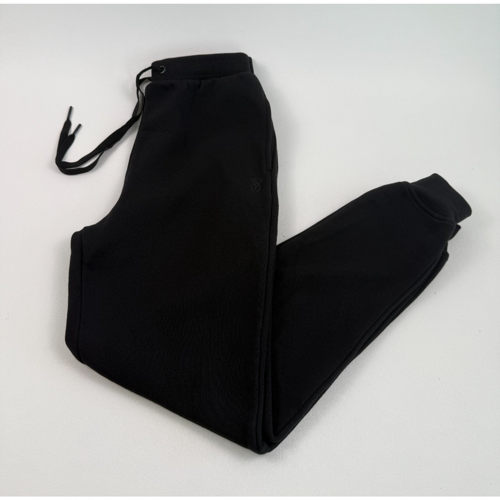 Victoria's Secret High Waist Drawstring Tapper Legging w/ Pocket Black XS NWT